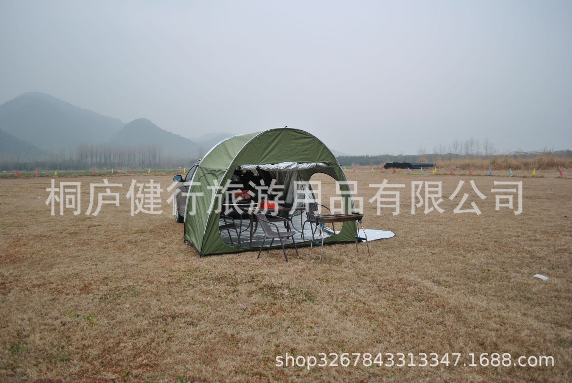 Cheap Goat Tents Outdoor Car Trunk Tent Sunshade Rainproof Tailgate Shade Awning Tent For SUV Car Self Driving Tour Barbecue Camping Tool   